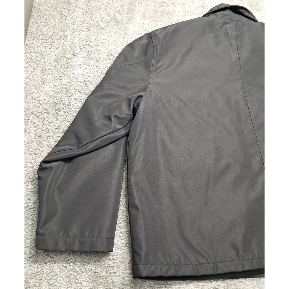 George XL 46/48  Jacket Men’s Dress Coat Pockets Office Business Polyester Zip - Picture 9 of 10